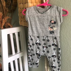 Disney baby mini mouse outfit one piece romper